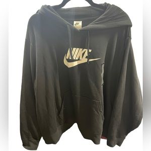 2x Black Nike Hoodie w White Logo